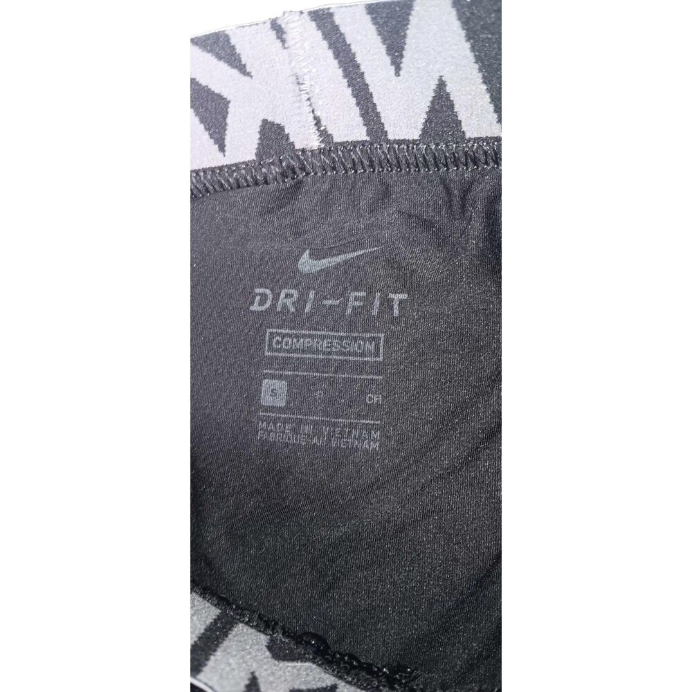 Nike Pro Dri-FIT Men's Compression Leggings Black Training Running Jogging Small - Picture 2 of 10